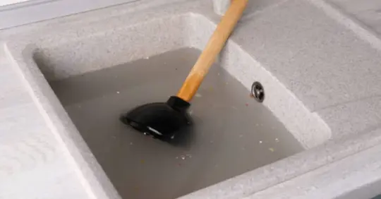 clogged drain